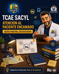 Portada OPOSICEL: TCAE SACYL: Atención al paciente encamado. Recurso digital de preparación de oposiciones.