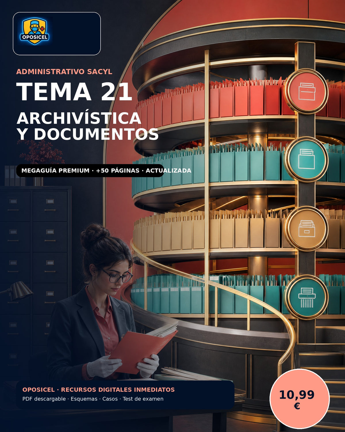 Administrativo SACYL · Tema 21: Archivística y gestión documental