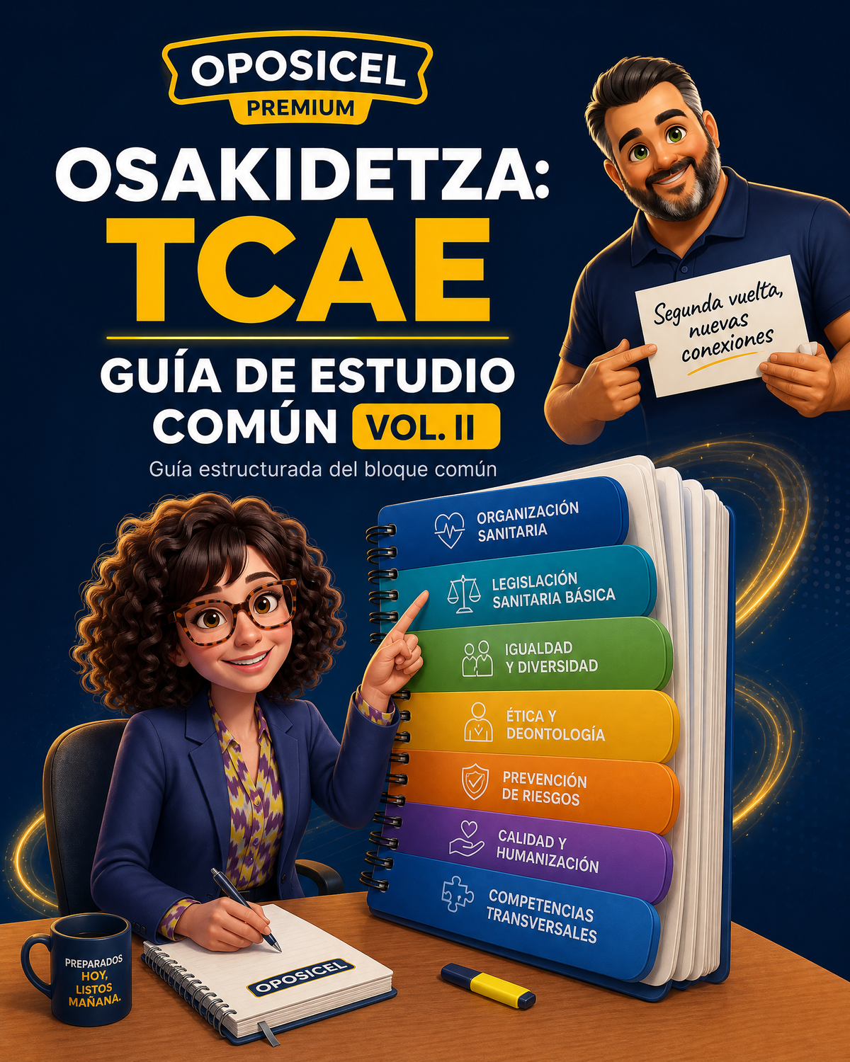 OPOSICEL — Osakidetza: TCAE — Guía de Estudio Común, Vol. II — Guía digital de estudio