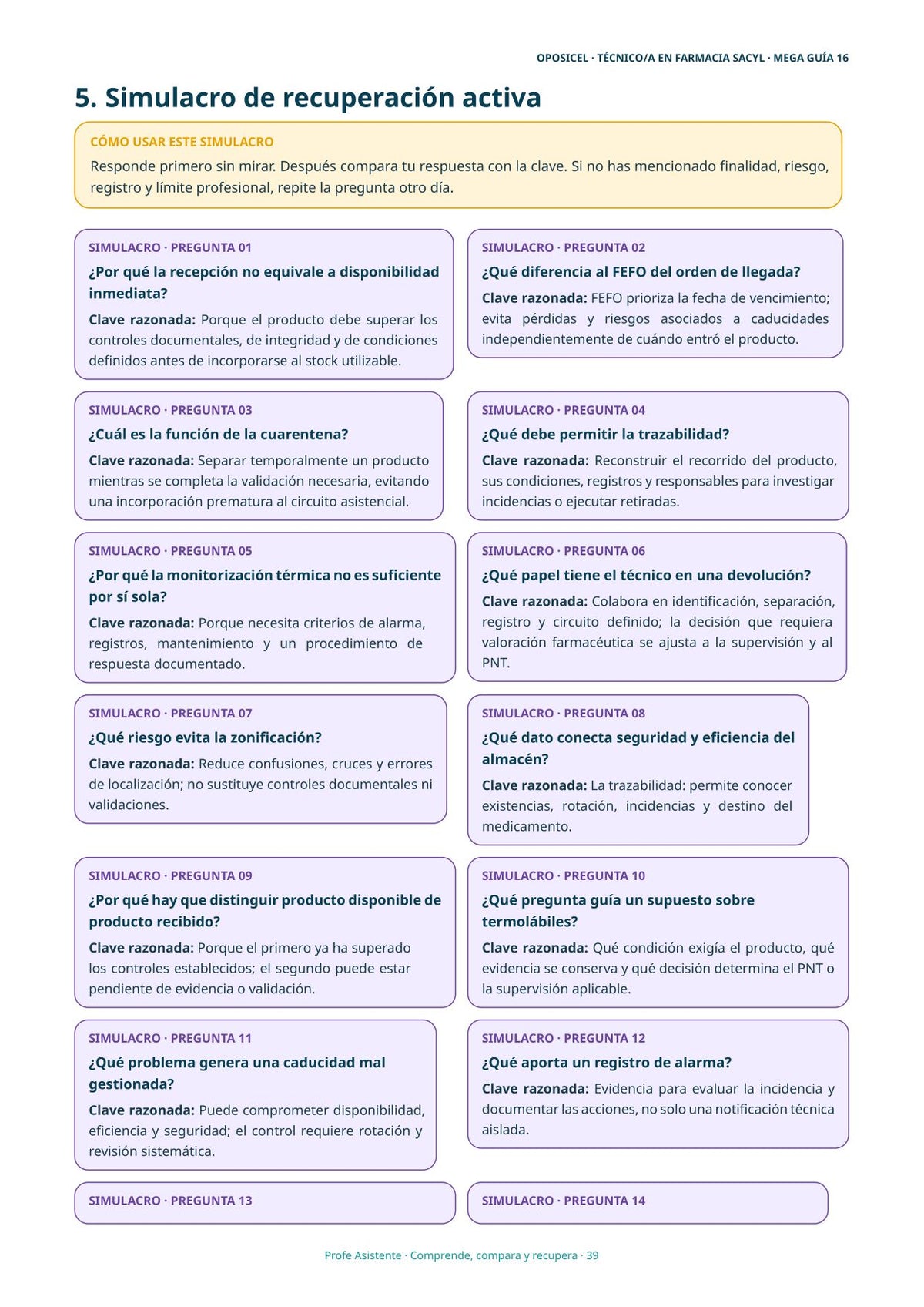 Técnico/a en Farmacia SACYL: Tema 16 — Almacén Farmacéutico