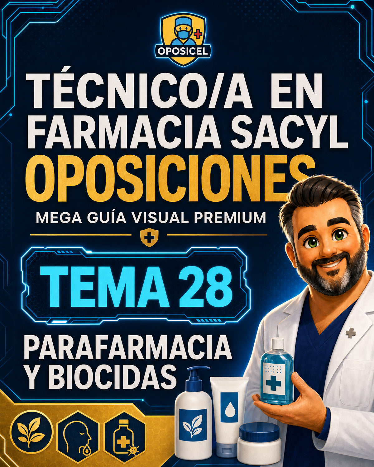 Técnico/a en Farmacia SACYL: Tema 28 — Parafarmacia y Biocidas