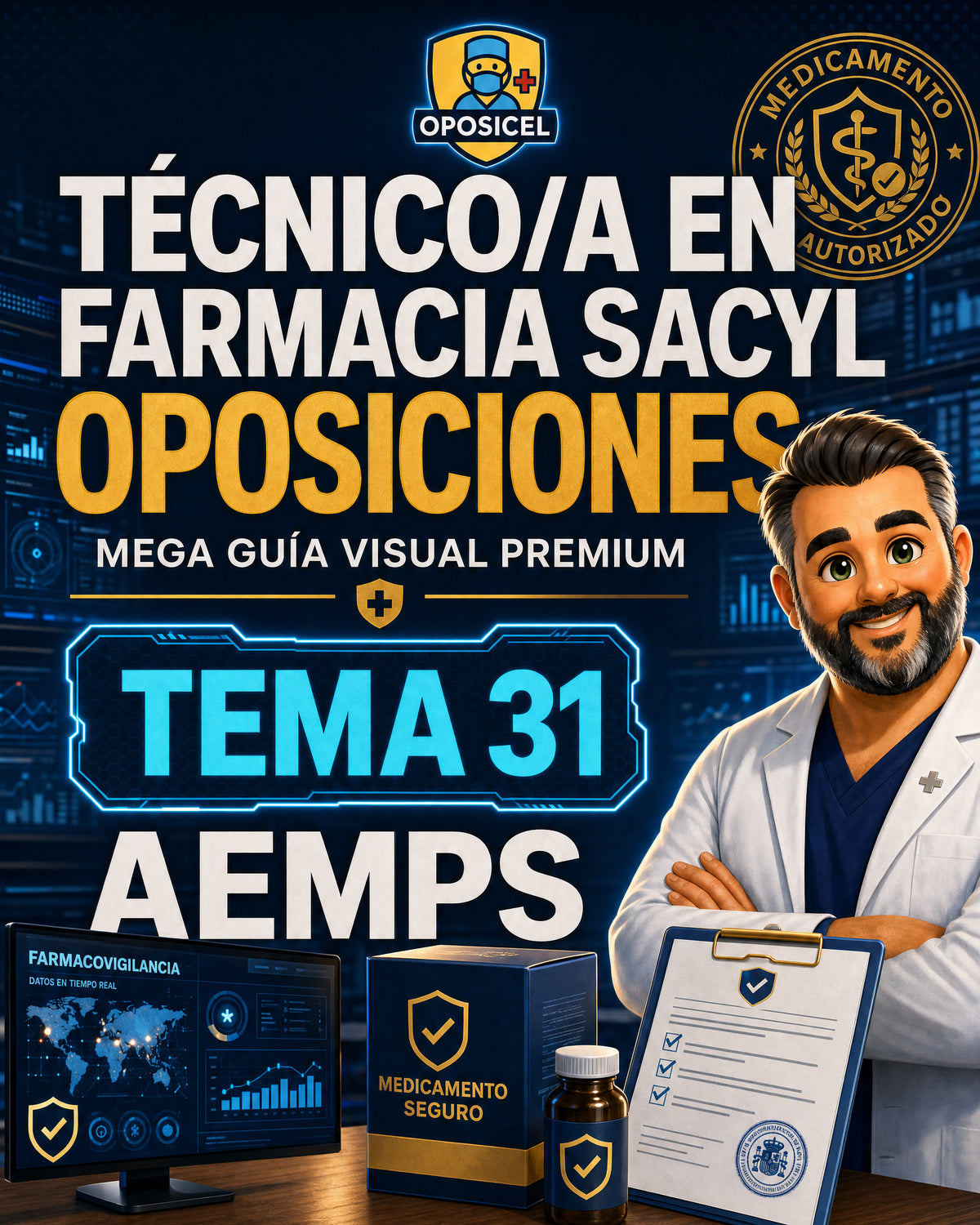 Técnico/a en Farmacia SACYL: Tema 31 — AEMPS