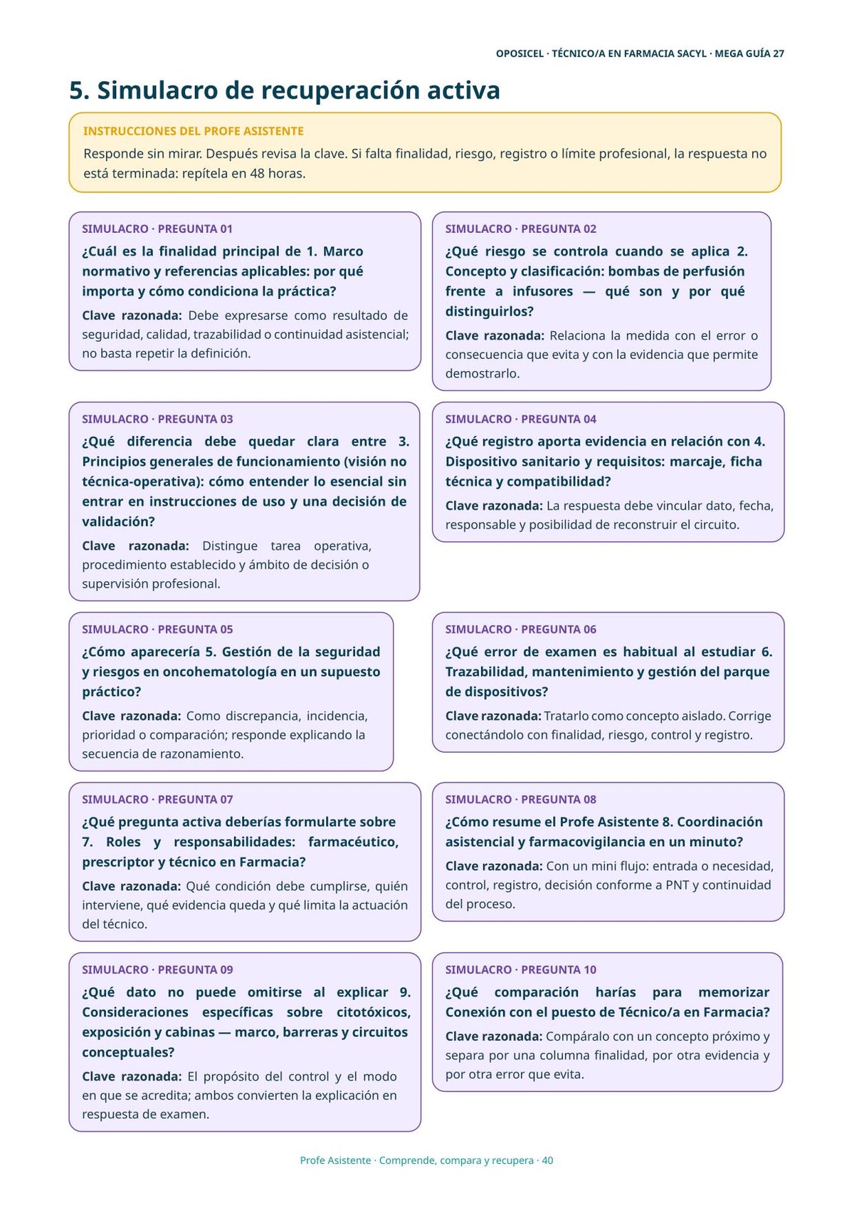 Técnico/a en Farmacia SACYL: Tema 27 — Oncohematología