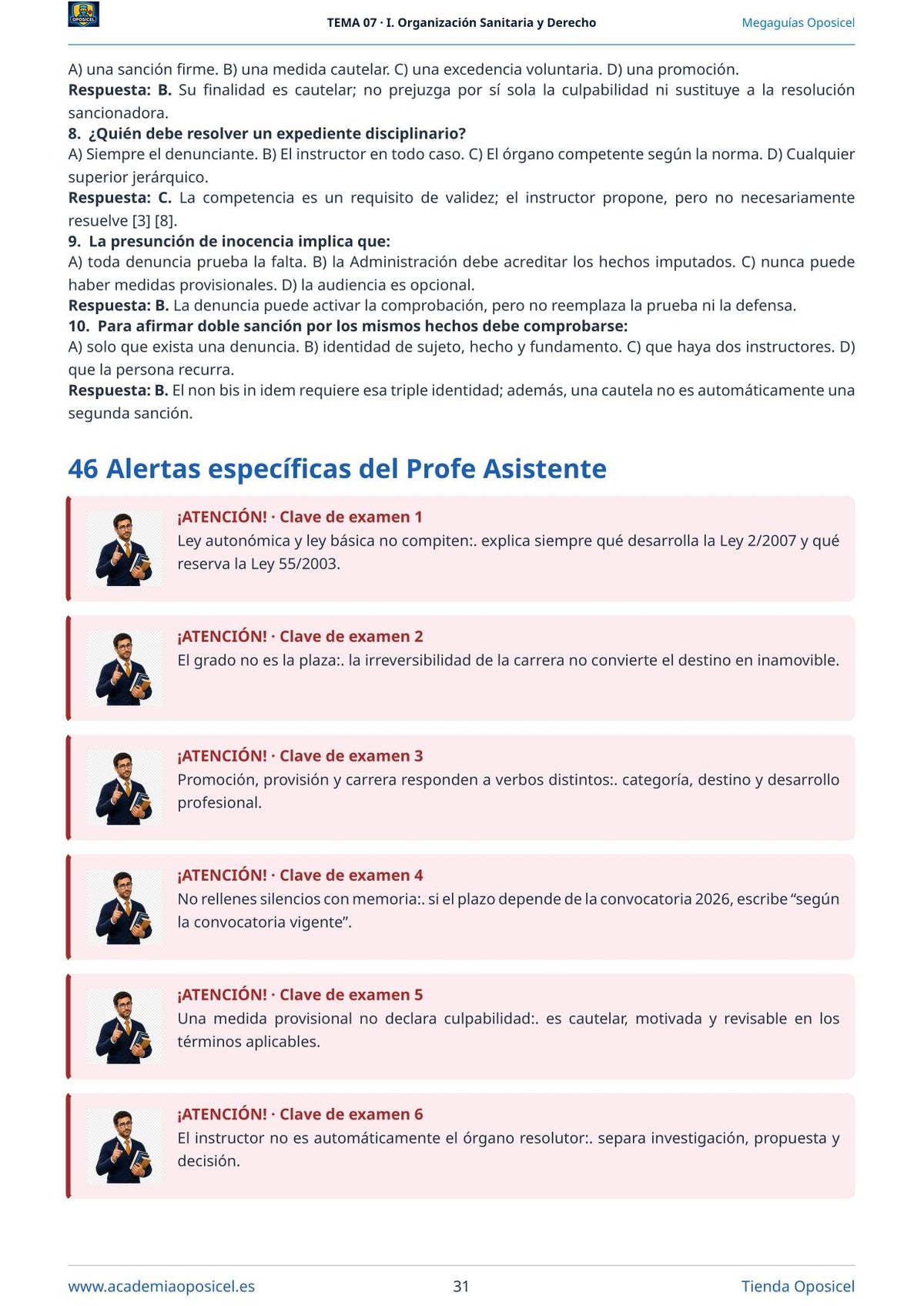 Administrativo SACYL · Tema 7: Estatuto Jurídico del Personal Estatutario