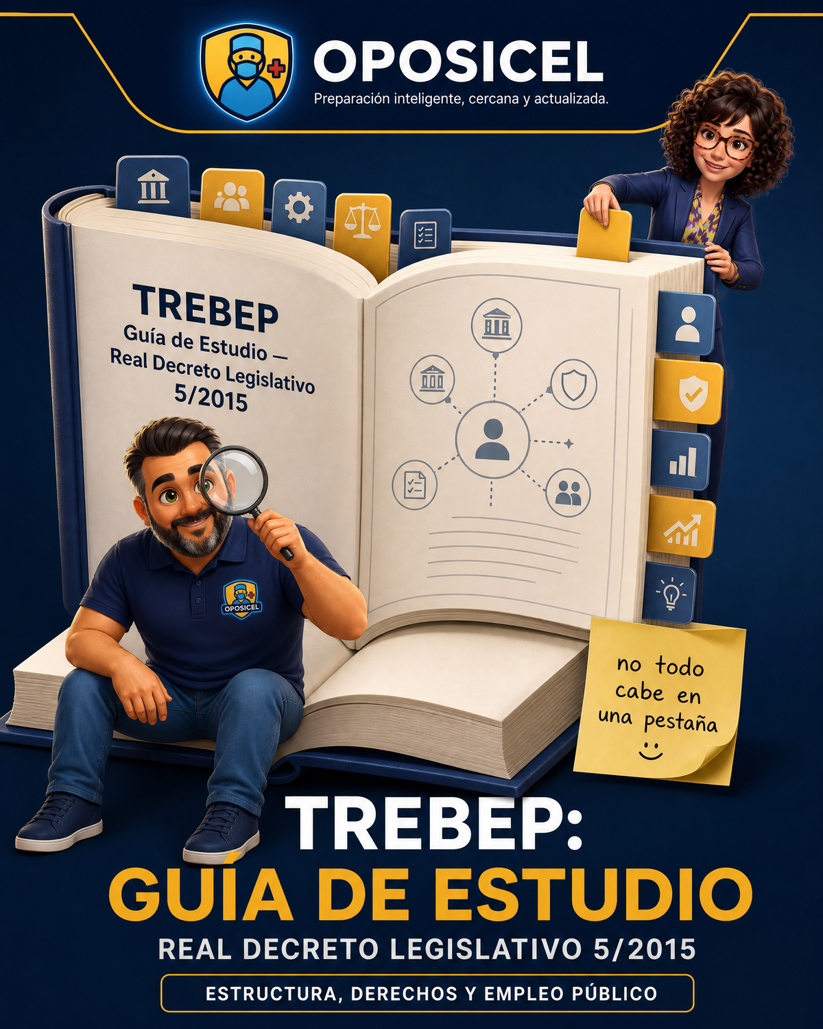 OPOSICEL — TREBEP: Guía de Estudio — Real Decreto Legislativo 5/2015 — Guía digital de estudio