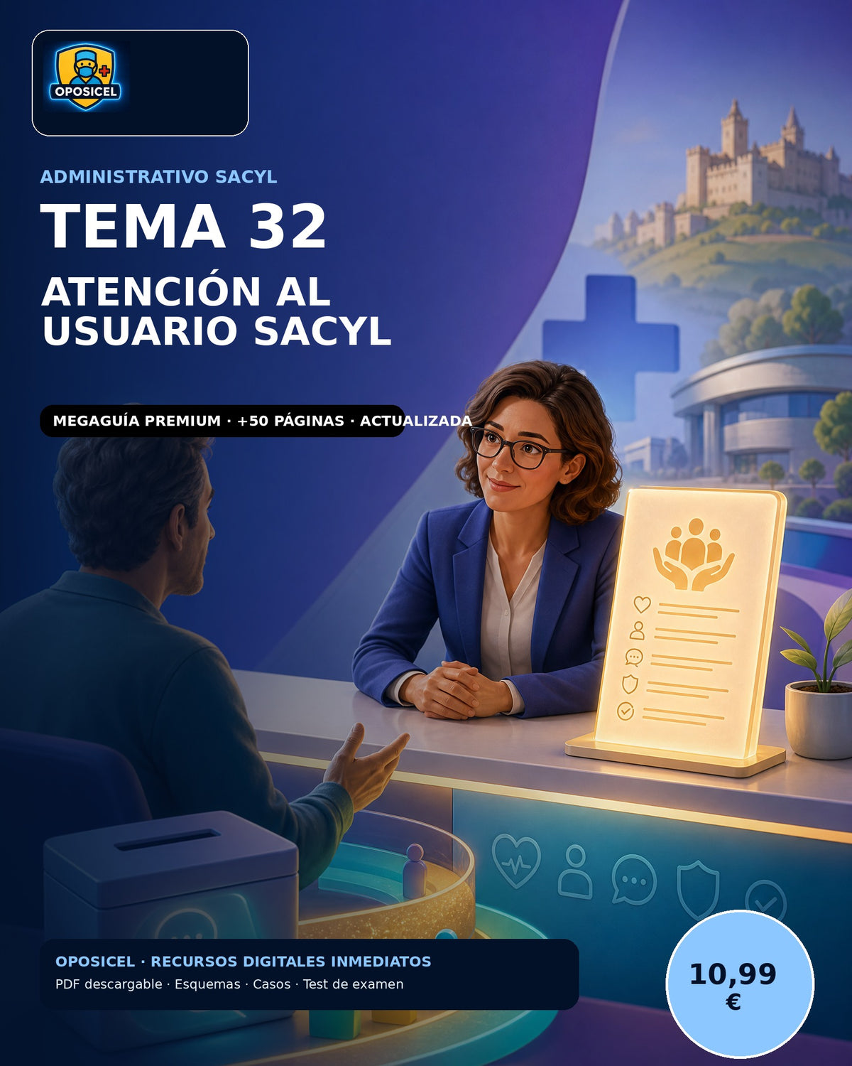 Administrativo SACYL · Tema 32: Atención al usuario