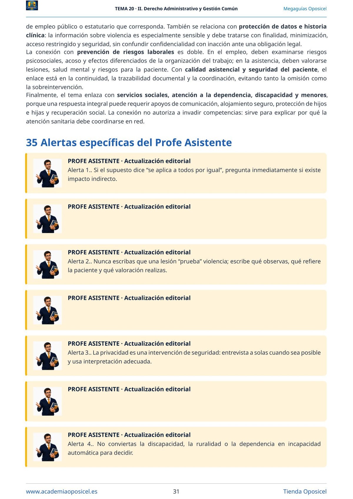 Administrativo SACYL · Tema 20: Igualdad y violencia de género