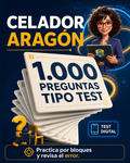 OPOSICEL · Celador Aragón: 1.000 Preguntas Tipo Test · Digital PDF