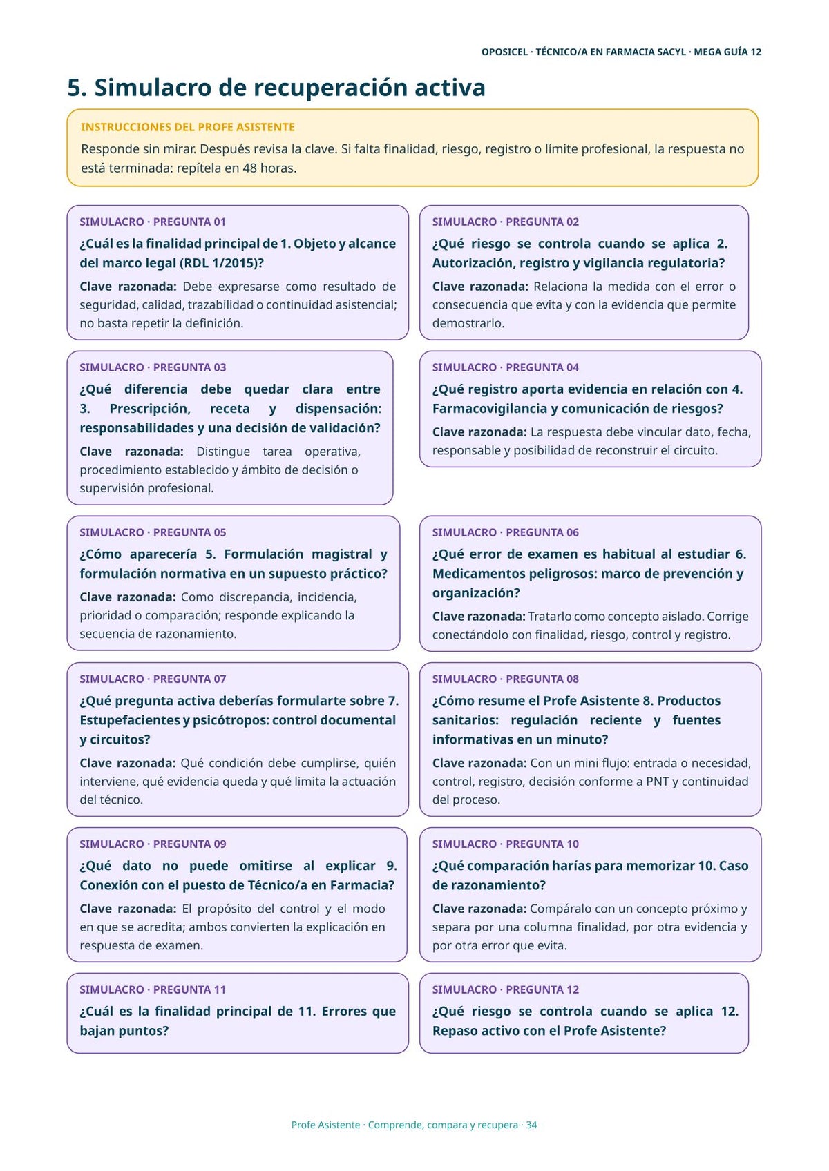 Técnico/a en Farmacia SACYL: Tema 12 — Ley de Medicamentos