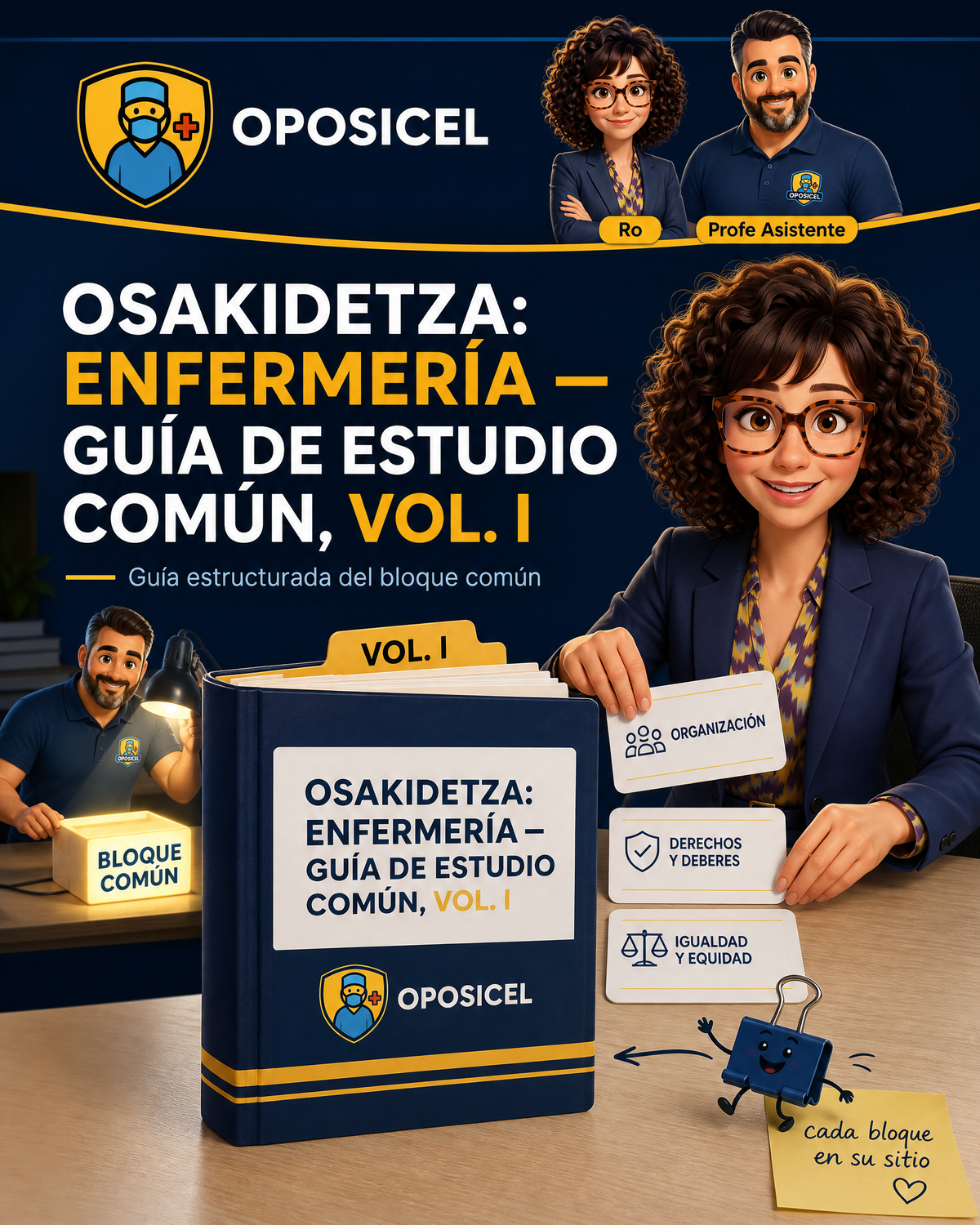 OPOSICEL — Osakidetza: Enfermería — Guía de Estudio Común, Vol. I — Guía digital de estudio