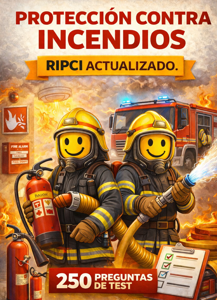 Test 250 preguntas sobre incendios RIPCI Actualizado