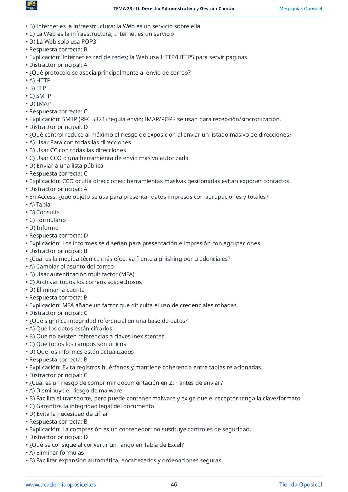 Administrativo SACYL · Tema 23: Ofimática: Windows, Word, Excel y Access