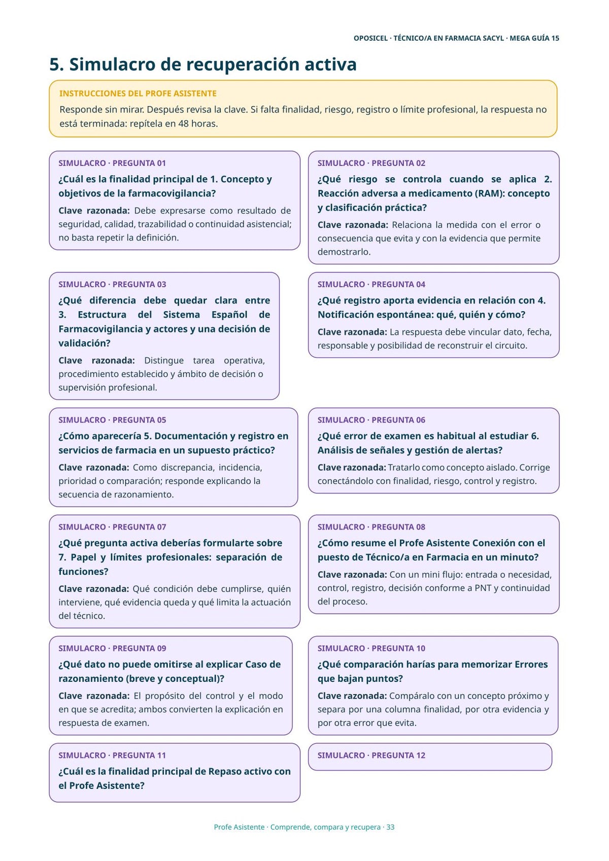 Técnico/a en Farmacia SACYL: Tema 15 — Farmacovigilancia