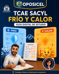 Portada OPOSICEL: TCAE SACYL: Frío y calor. Recurso digital de preparación de oposiciones.