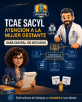 Portada OPOSICEL: TCAE SACYL: Atención a la mujer gestante. Recurso digital de preparación de oposiciones.