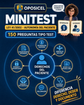 OPOSICEL: portada de Minitest de Ley 41/2002 y autonomía del paciente