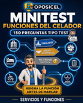 OPOSICEL: portada de Minitest de funciones del celador