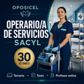 Cuota mensual · Operario/a de Servicios SACYL · OPOSICEL