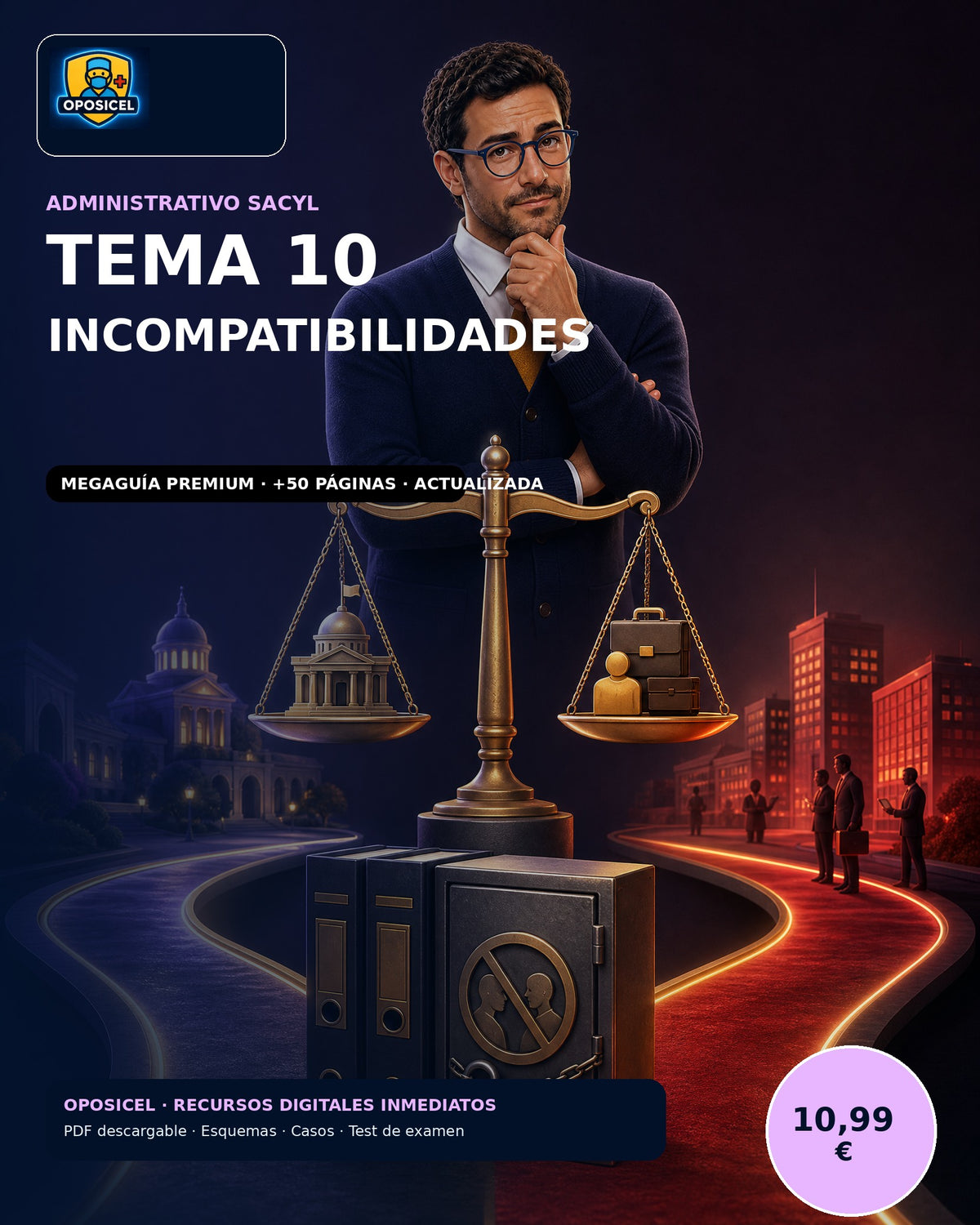 Administrativo SACYL · Tema 10: Incompatibilidades del personal público
