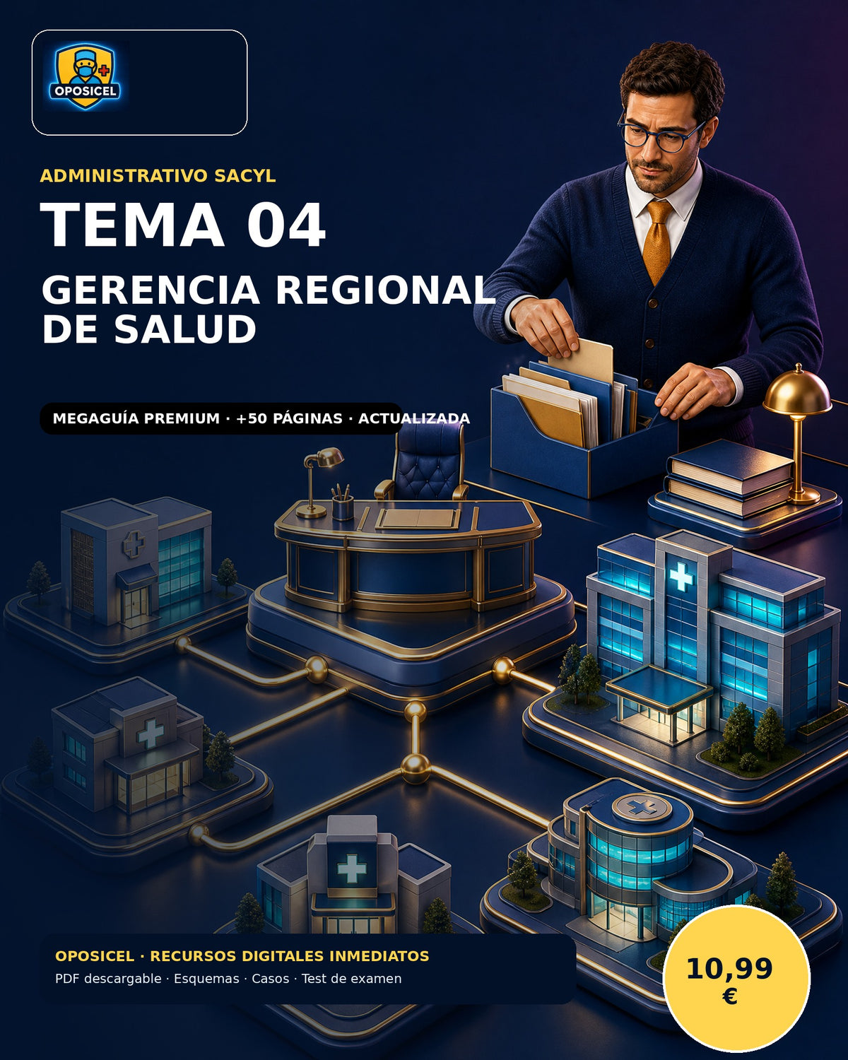 Administrativo SACYL · Tema 4: Gerencia Regional de Salud de Castilla y León