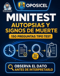 OPOSICEL: portada de Minitest de autopsias y signos de muerte