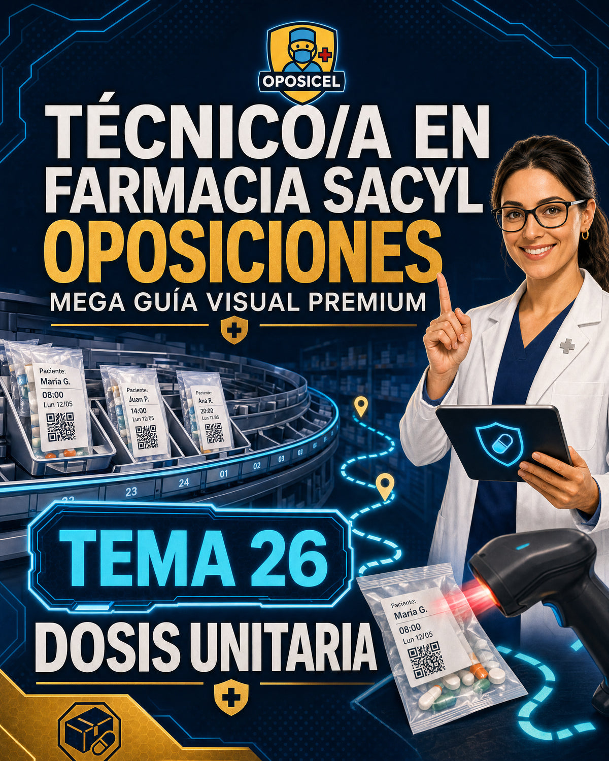Técnico/a en Farmacia SACYL: Tema 26 — Dosis Unitaria