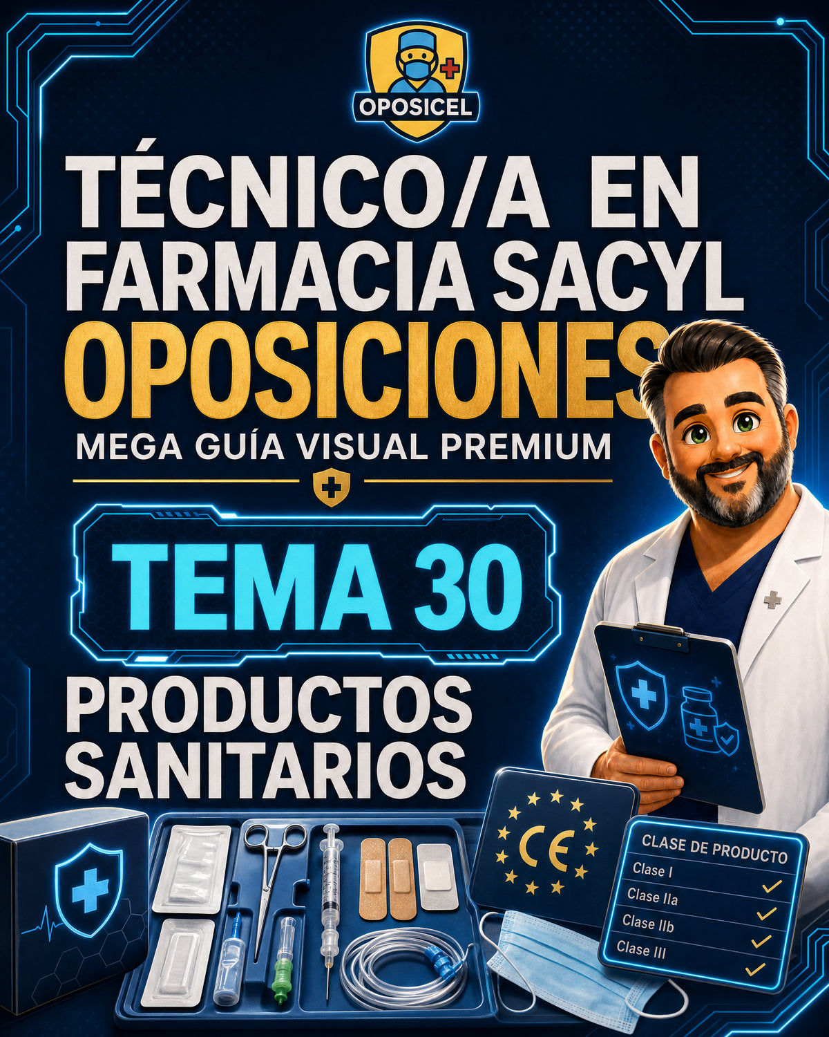 Técnico/a en Farmacia SACYL: Tema 30 — Productos Sanitarios