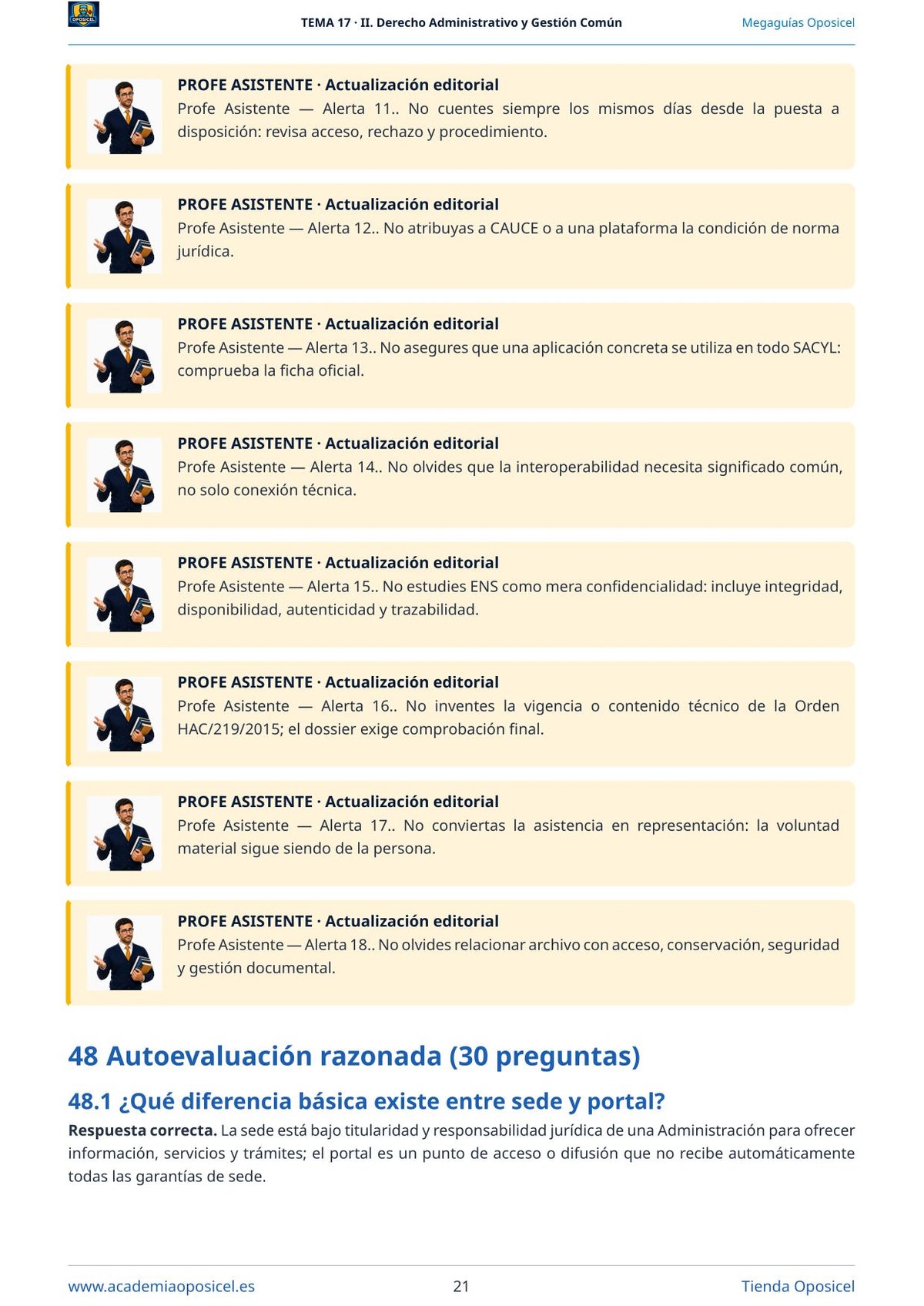 Administrativo SACYL · Tema 17: Administración electrónica