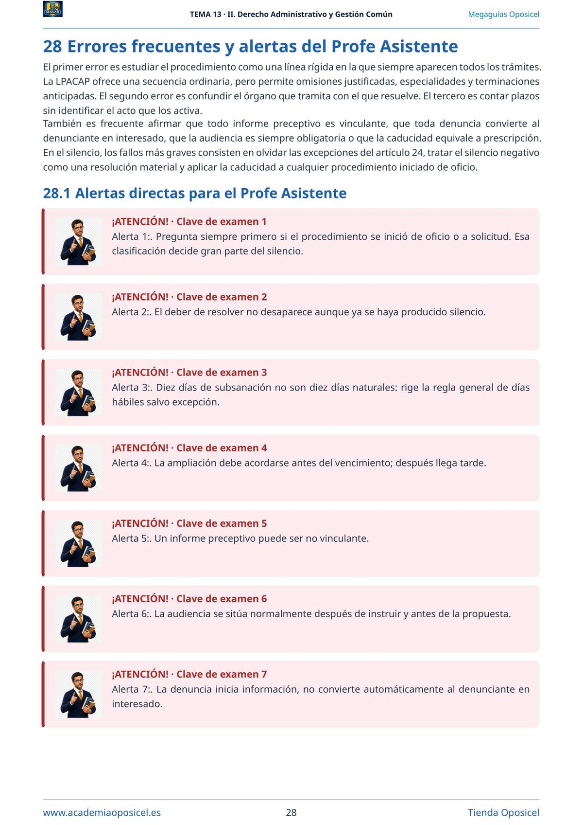 Administrativo SACYL · Tema 13: Procedimiento administrativo común