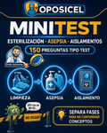 OPOSICEL: portada de Minitest de esterilización, asepsia y aislamientos