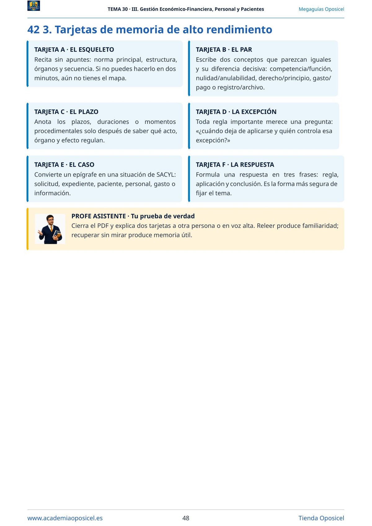 Administrativo SACYL · Tema 30: Gestión de pacientes