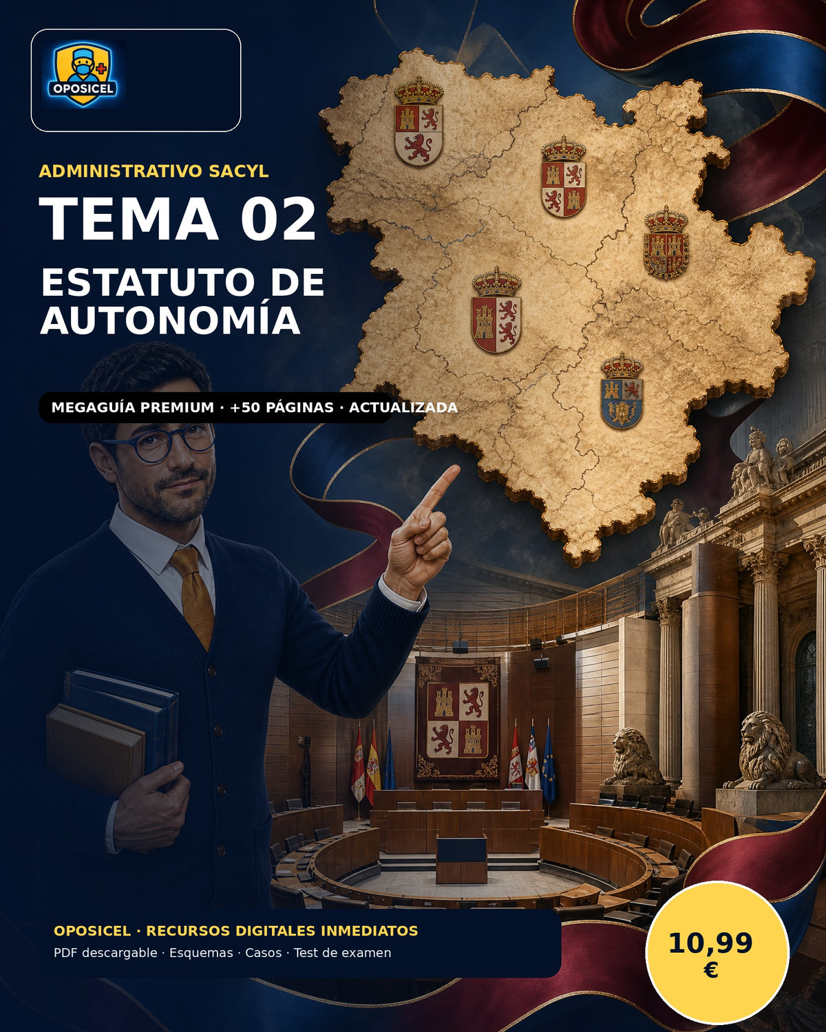 Administrativo SACYL · Tema 2: Estatuto de Autonomía de Castilla y León