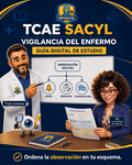 Portada OPOSICEL: TCAE SACYL: Vigilancia del enfermo. Recurso digital de preparación de oposiciones.