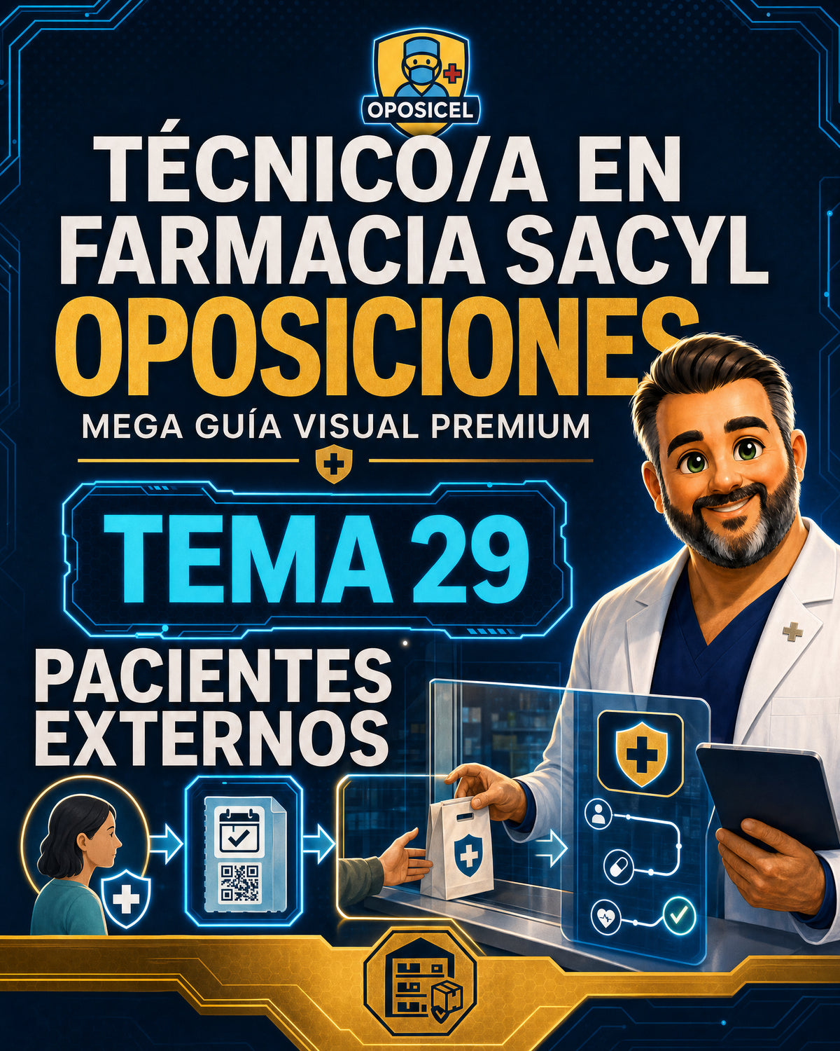 Técnico/a en Farmacia SACYL: Tema 29 — Pacientes Externos