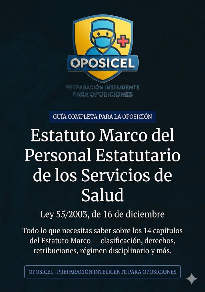 Guía Premium Esquemática sobre Ley 55 2003 Estatuto Marco
