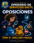 Operario de Servicios SACYL: Tema 14 — Doble Cubo y Fregado Rasante