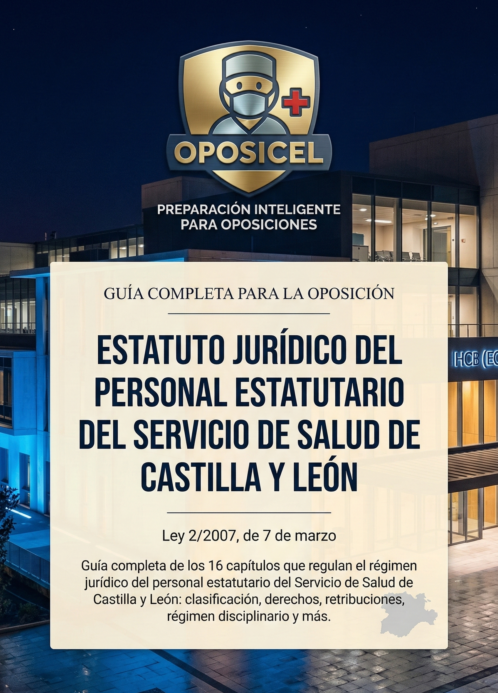 Guia Premium Esquemática sobre Ley 2 2007 7 marzo Estatuto Jurídico Castilla y León