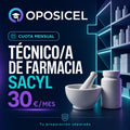 Cuota mensual · Técnico/a de Farmacia SACYL · OPOSICEL