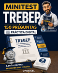 Portada OPOSICEL: Minitest: TREBEP — 150 Preguntas. Recurso digital de preparación de oposiciones.
