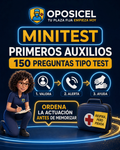 OPOSICEL: portada de Minitest de primeros auxilios