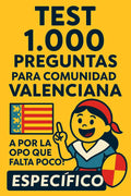 1000 Preguntas de Test Comunidad Valenciana