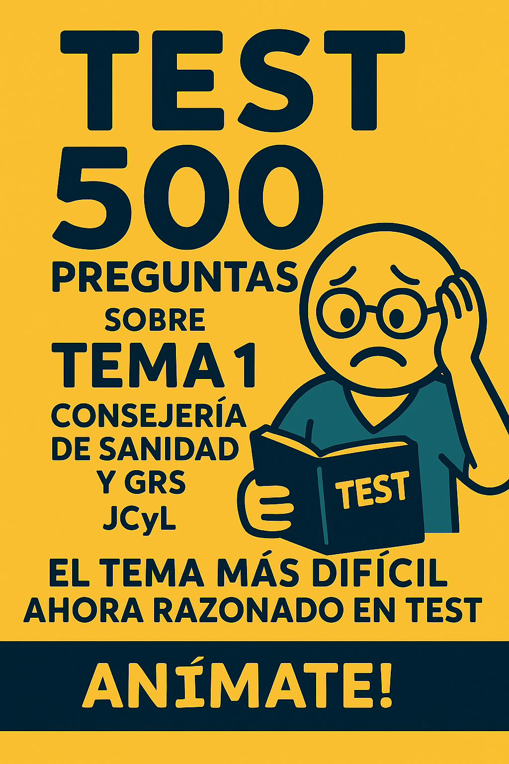 Test 500 preguntas Tema 1 Celadores Sacyl