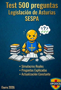 Test 500 preguntas SESPA Legislación 2026