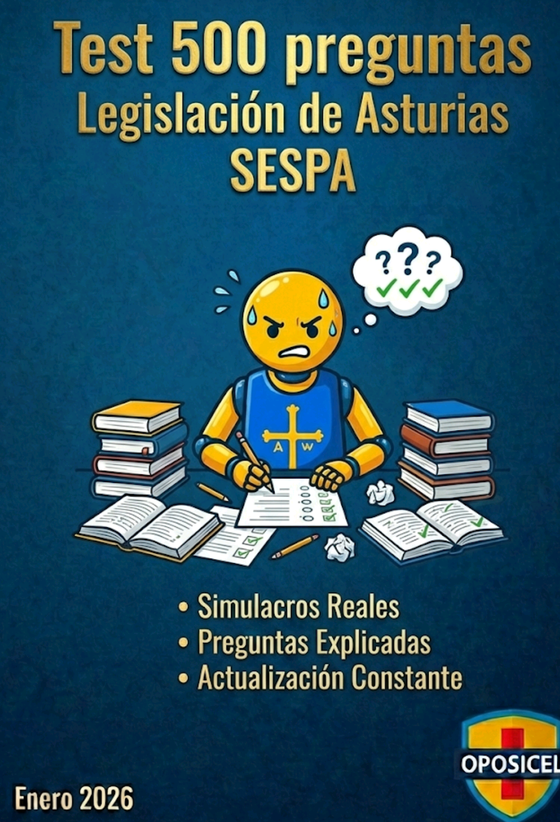 Test 500 preguntas SESPA Legislación 2026