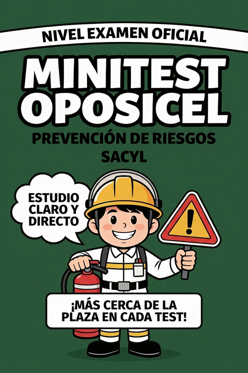 Minitest Oposicel 150 preguntas Prevención de Riesgos (SaCyL). Nivel Examen Oficial