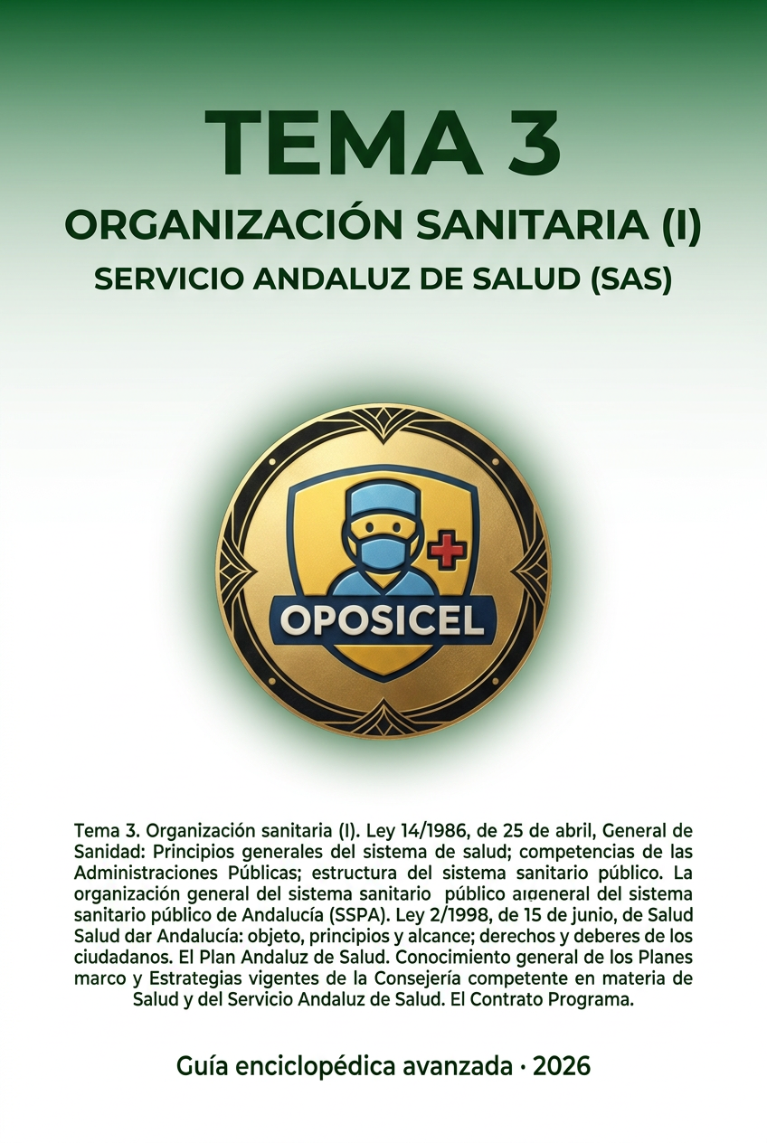 Guía Premium Tema 3 SAS Ordenacion Sanitaria