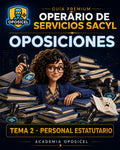 Operario de Servicios SACYL: Tema 02 — Personal Estatutario