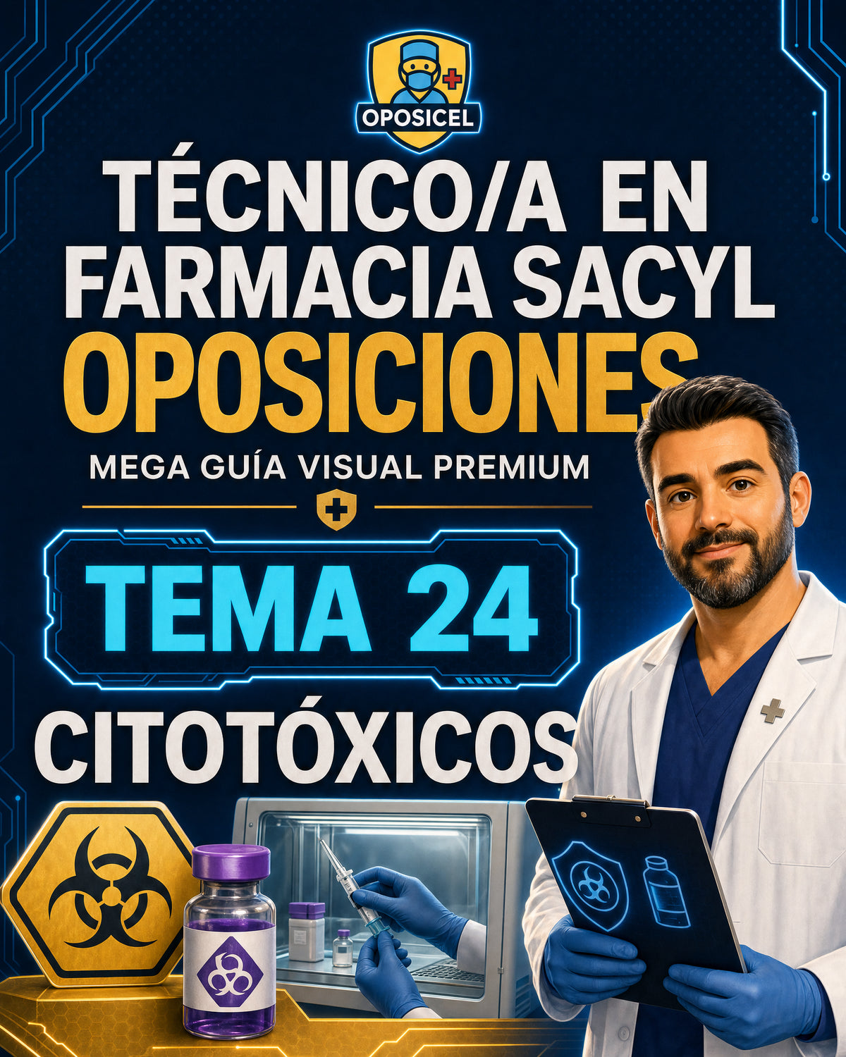 Técnico/a en Farmacia SACYL: Tema 24 — Citotóxicos