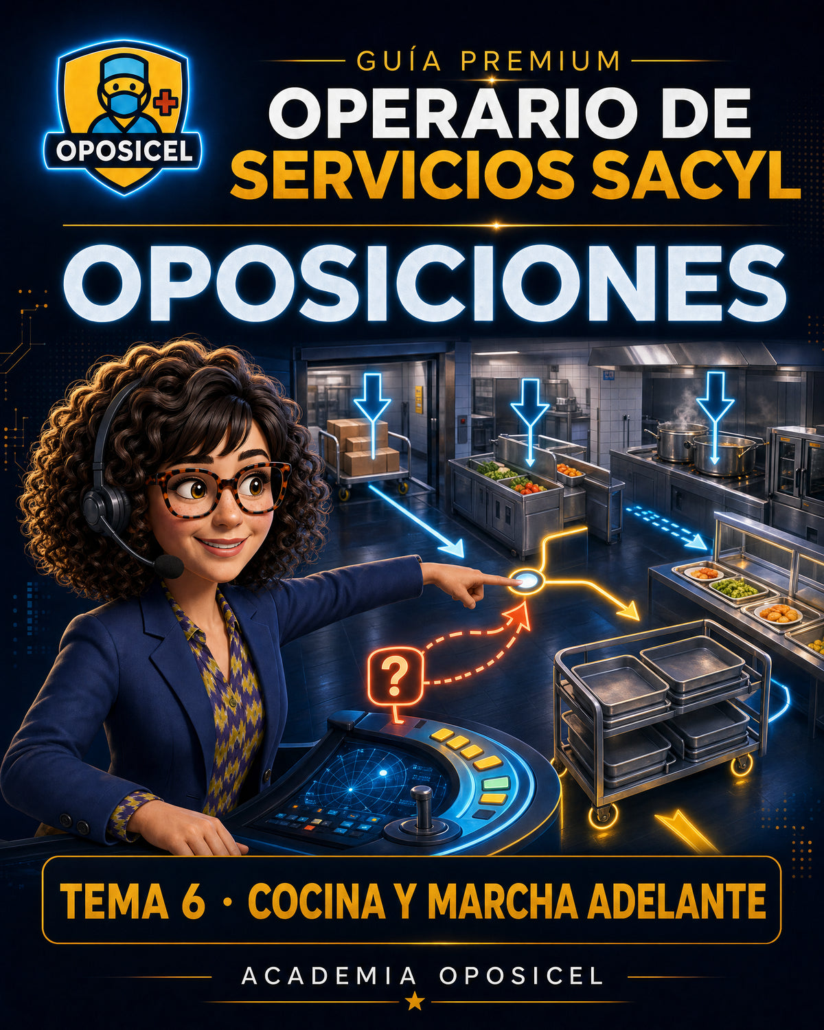 Operario de Servicios SACYL: Tema 06 — Cocina Centralizada y Marcha Adelante