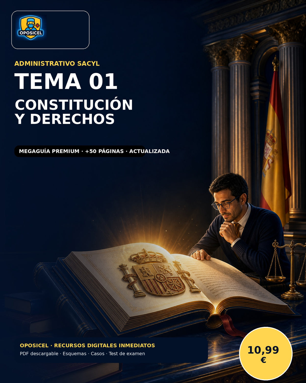 Administrativo SACYL · Tema 1: Constitución Española